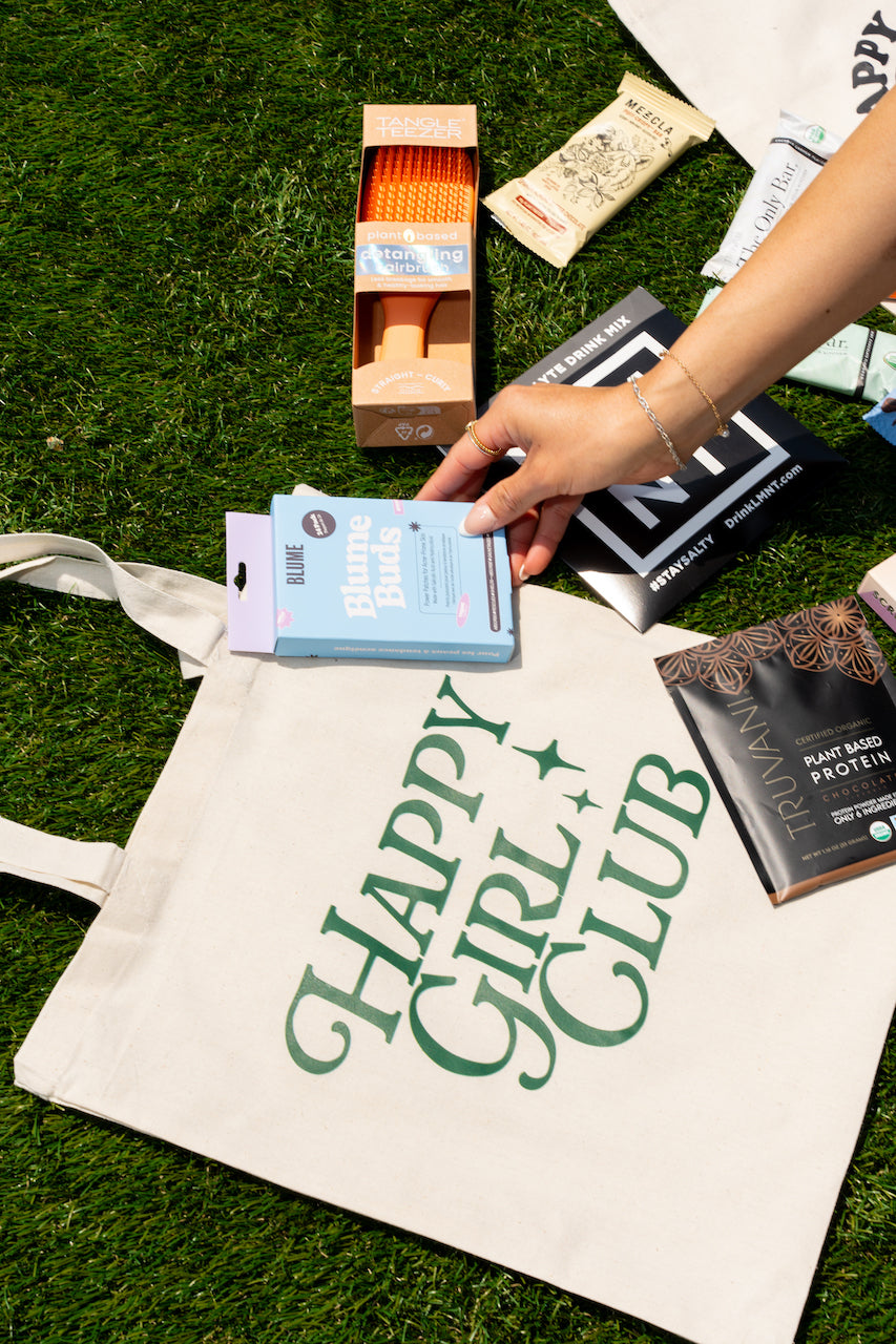 Happy Girl Club Tote Bag