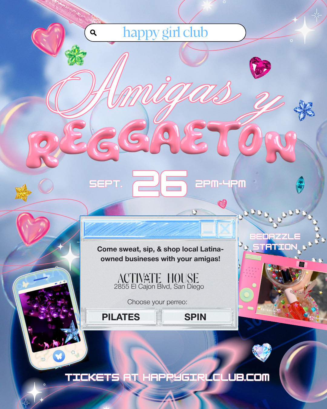 San Diego Happy Girl Sweat: Amigas y Reggaeton