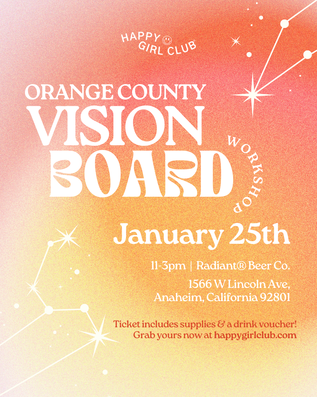 Orange County Vision Board Workshop