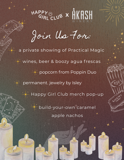 Practical Magic Movie Under The Stars at Akash Winery