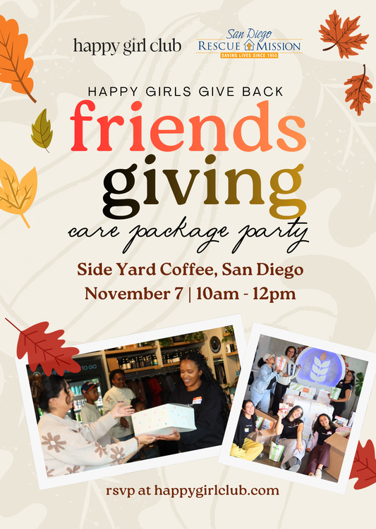 San Diego FriendsGIVING Care Package Party