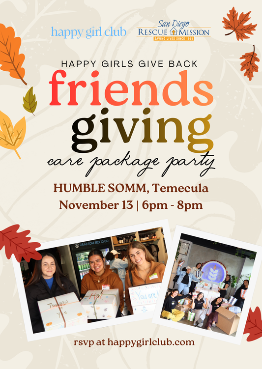 Temecula FriendsGIVING Care Package Party