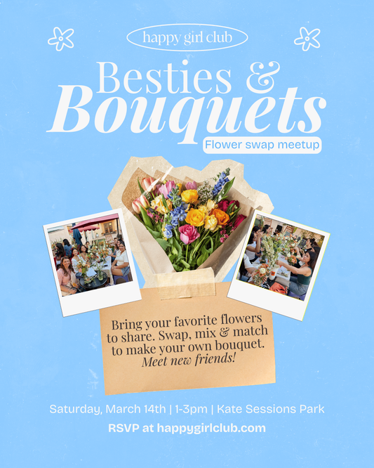Besties & Bouquets Floral Swap & Bouquet Making Meetup