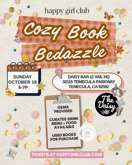 Temecula Cozy Book Bedazzle Night