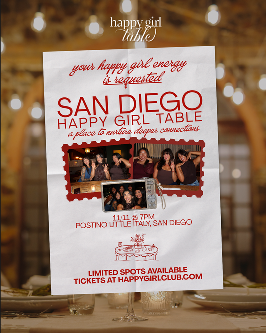 San Diego Happy Girl Table