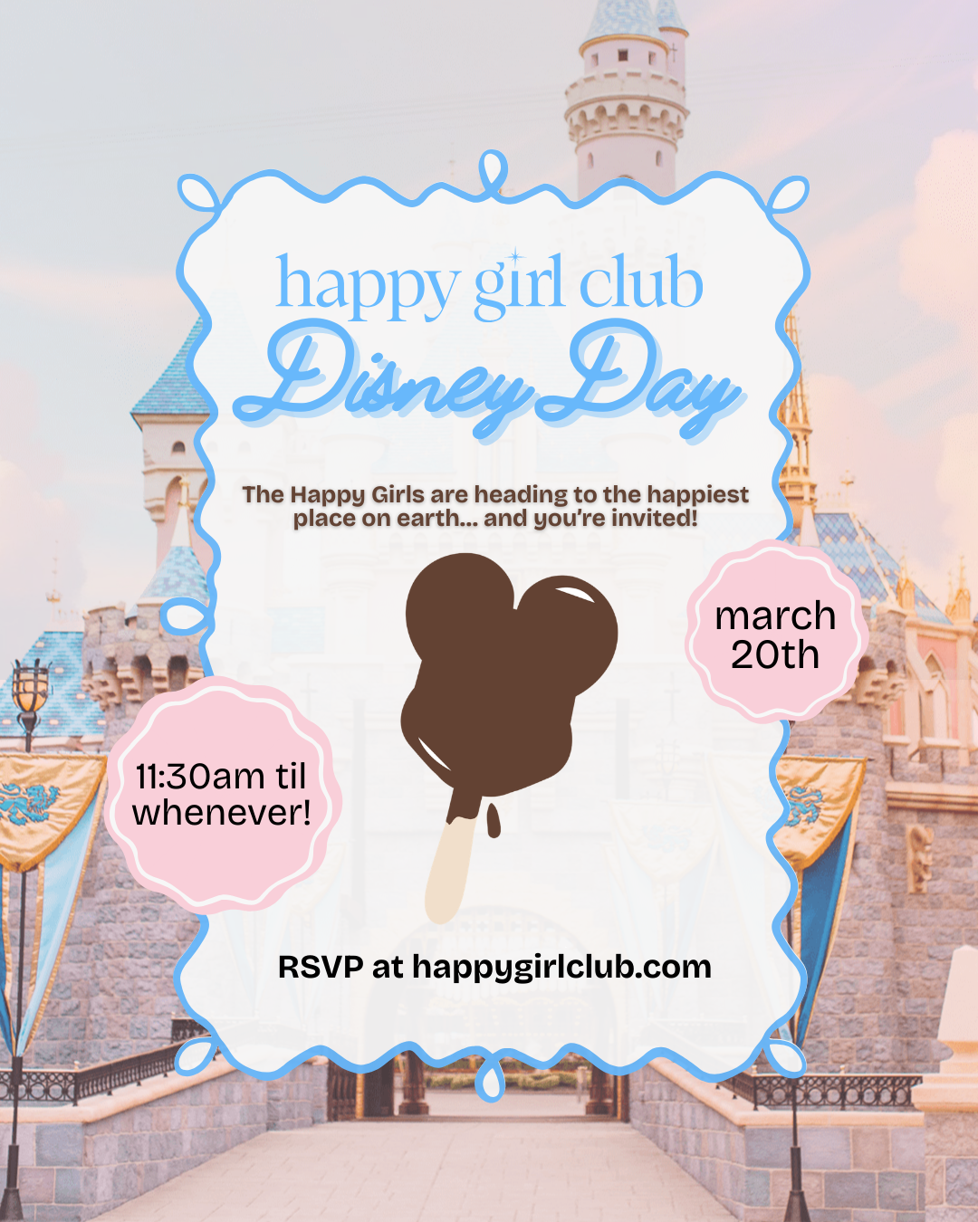 Happy Girl Disney Day Meetup