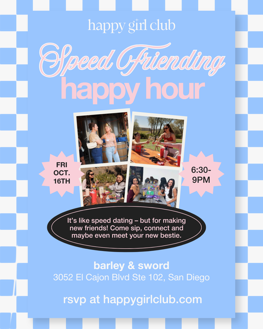 San Diego Speed Friending & Happy Hour